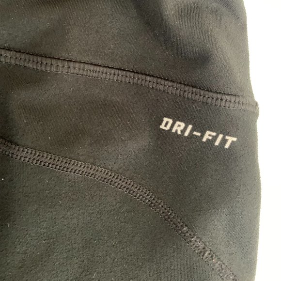 Nike Running Leggings Zipper Key Pocket Yoga Waistband Drawstring Women’s Size S - Picture 4 of 16